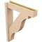 Ekena Millwork 6-in W x 26-in D x 34-in H Funston Block Rough Cedar Woodgrain TimberThane Outlooker, Primed Tan OUTUR060X26X34FST44RCPR - alternate 3